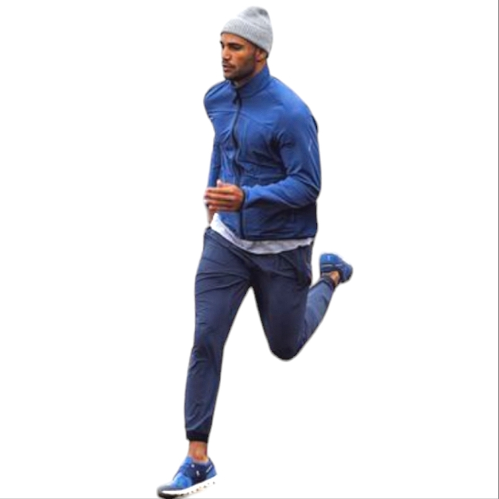 Hill City Mens Lightweight Run Pants Navy Medium
